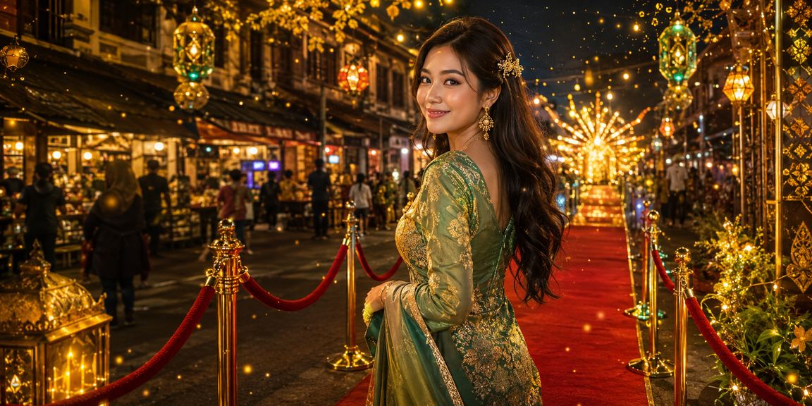 Suasana hiburan kasino Hari Raya di Melaka dengan permainan meja dalam talian yang meriah