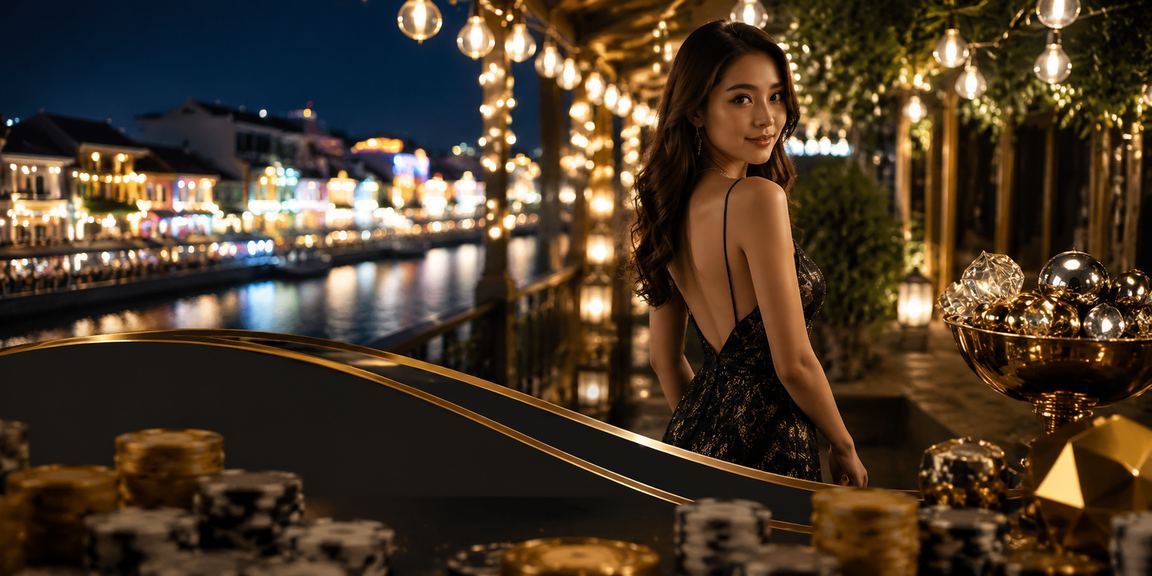 Pemain VIP Melaka menikmati permainan Baccarat dalam talian dengan suasana kasino mewah